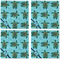 Sea Turtles Cloth Napkins - Personalized Dinner (APPROVAL) Set of 4