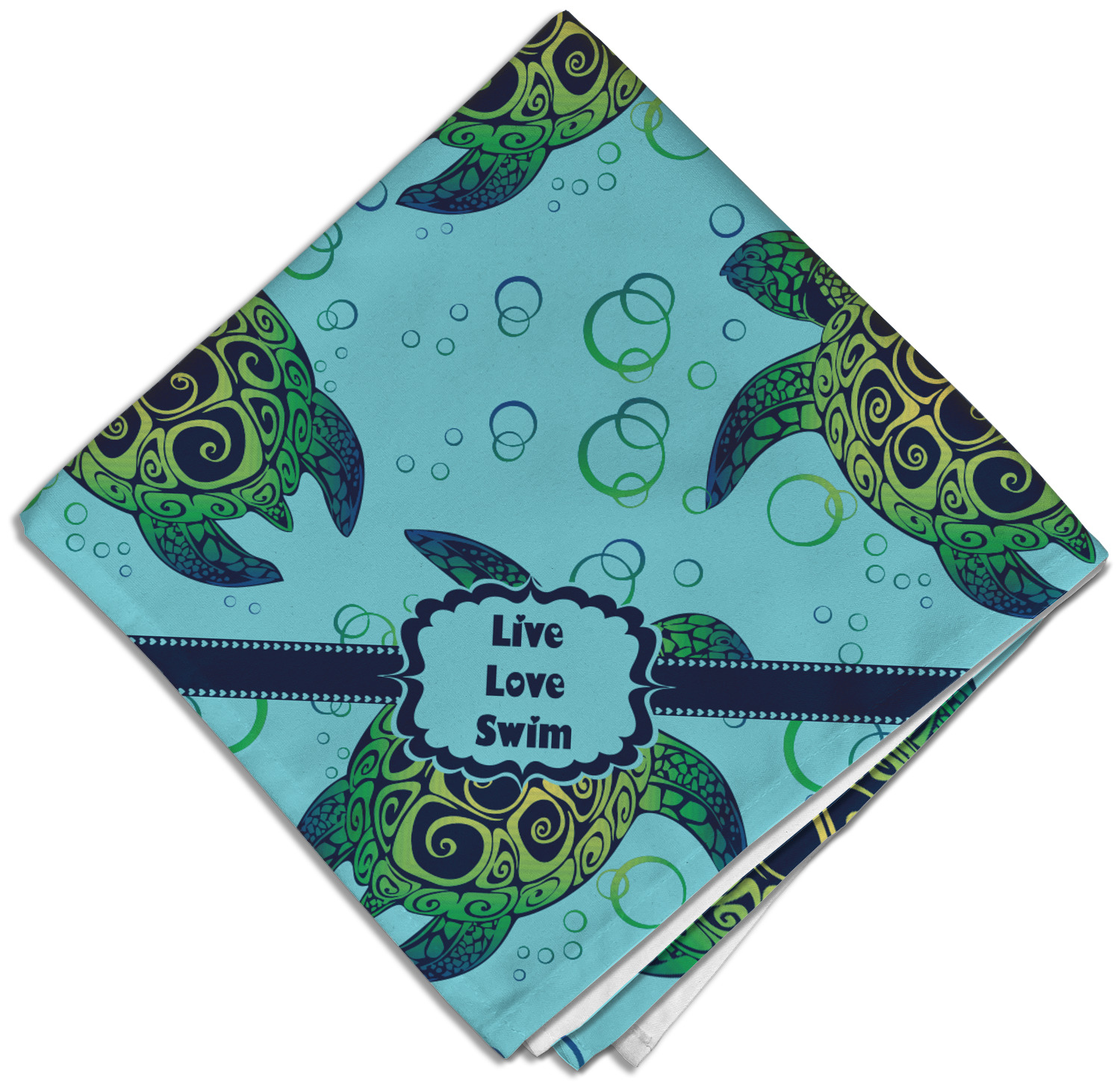Sea Turtles Cloth Napkins (Set of 4) (Personalized) YouCustomizeIt