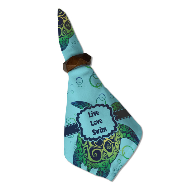 Sea Turtles Cloth Napkins - Personalized Dinner (Folded in Ring) (MAIN)