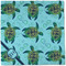 Sea Turtles Cloth Napkins - Personalized Dinner (Full Open)