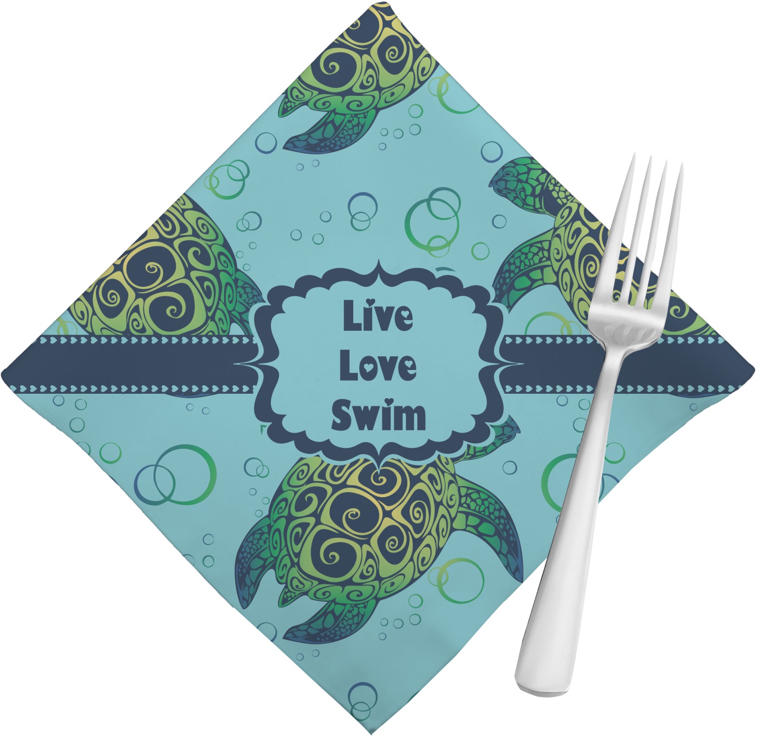 Sea Turtles Napkins (Set of 4) (Personalized) YouCustomizeIt