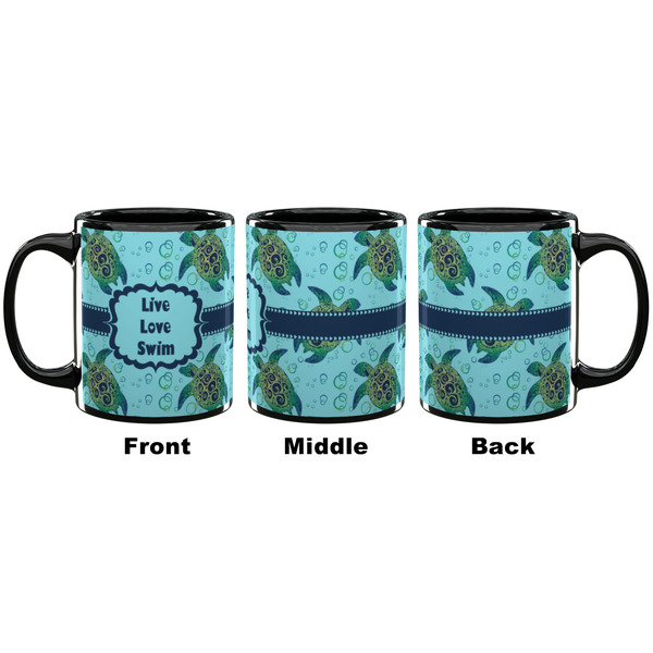 Sea Turtles Coffee Mug - 11 oz - Black APPROVAL