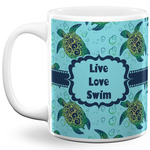Sea Turtles 11 Oz Coffee Mug - White
