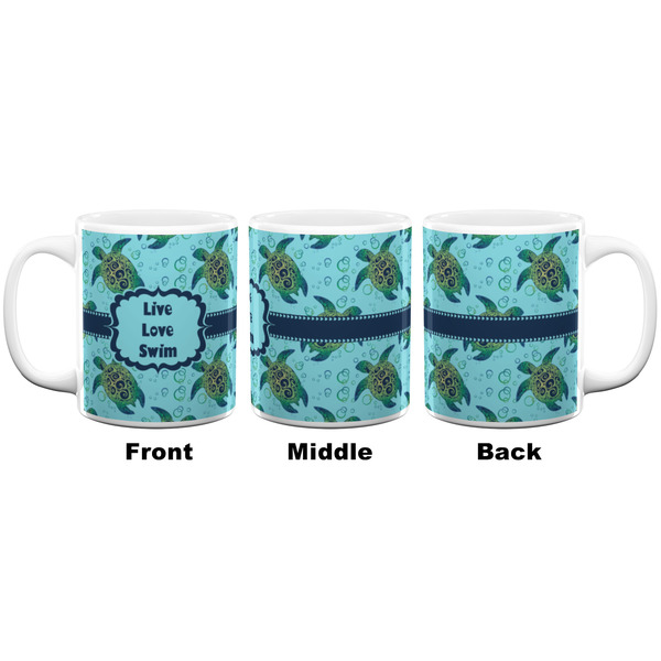 Sea Turtles Coffee Mug - 11 oz - White APPROVAL