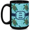 Sea Turtles Coffee Mug - 15 oz - Black Full