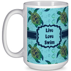 Sea Turtles 15 Oz Coffee Mug - White