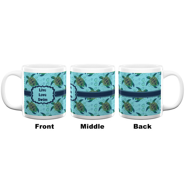 Sea Turtles Coffee Mug - 20 oz - White APPROVAL