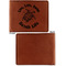 Sea Turtles Cognac Leatherette Bifold Wallets - Front and Back Single Sided - Apvl
