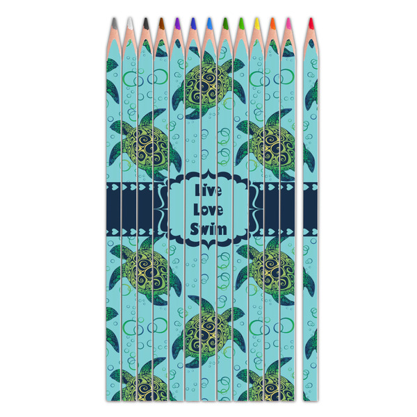 Custom Sea Turtles Colored Pencils