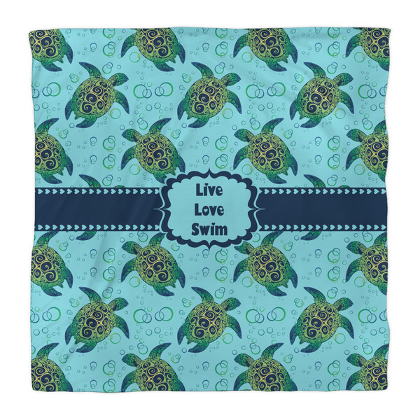 Sea Turtles Comforter - Queen - Front