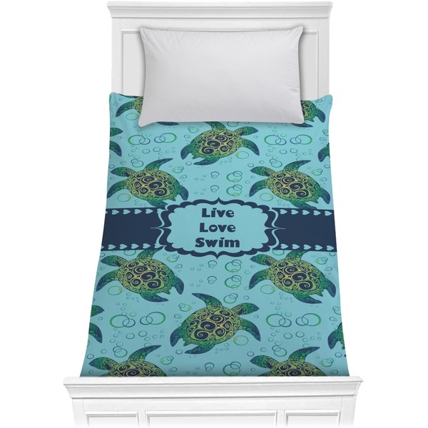 Custom Sea Turtles Comforter - Twin XL (Personalized)