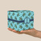 Sea Turtles Cube Favor Gift Box - On Hand - Scale View