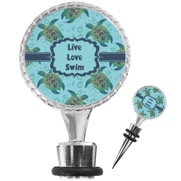 Custom Sea Turtles Wine Bottle Stopper (Personalized)