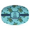 Sea Turtles Plastic Platter - Microwave & Oven Safe Composite Polymer (Personalized)
