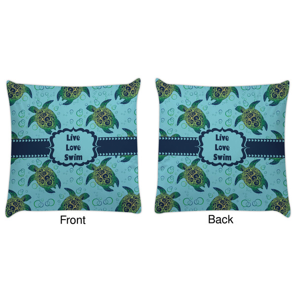 Sea Turtles Decorative Pillow Case - Approval