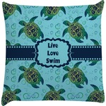 Sea Turtles Decorative Pillow Case (Personalized)