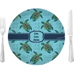 Sea Turtles Glass Lunch / Dinner Plate 10" (Personalized)