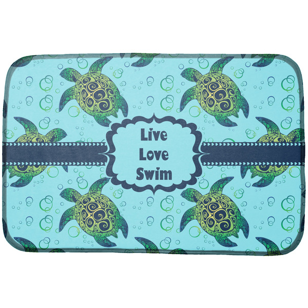 Custom Sea Turtles Dish Drying Mat