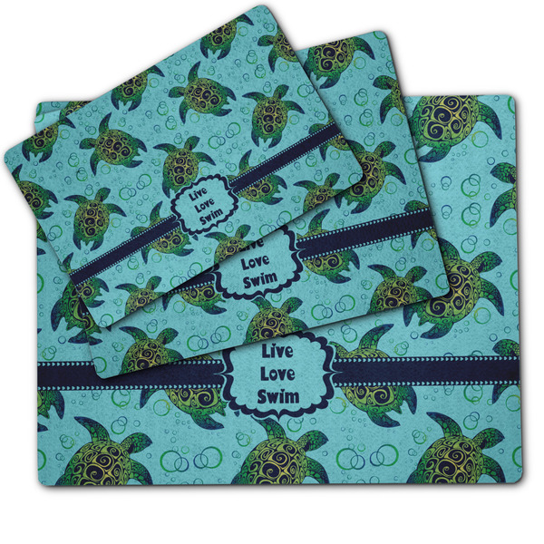 Sea Turtles Dog Food Mat - MAIN (sm, med, lrg)