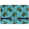 Sea Turtles Dog Food Mat - Small without bowls