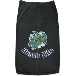 Sea Turtles Black Pet Shirt - 2XL (Personalized)