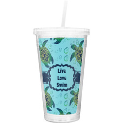 Sea Turtles Double Wall Tumbler with Straw (Personalized)