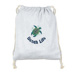 Sea Turtles Drawstring Backpack - Sweatshirt Fleece