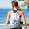 Sea Turtles Drawstring Backpacks - Sweatshirt Fleece - Single Sided - LIFESTYLE