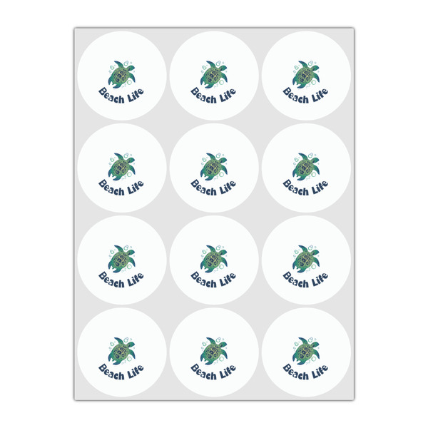 Sea Turtles Drink Topper - Small - Set of 12