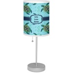 Sea Turtles 7" Drum Lamp with Shade Linen (Personalized)