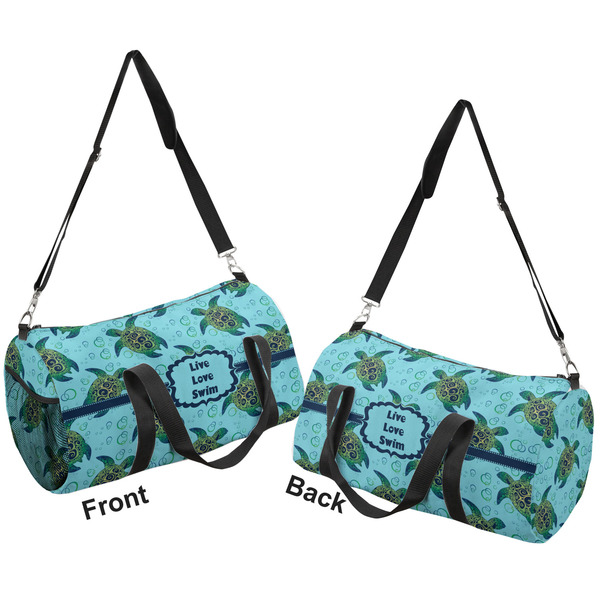 Sea Turtles Duffle bag small front and back sides