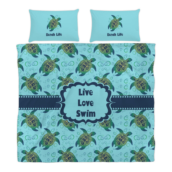 Sea Turtles Duvet Cover Set - King - Alt Approval