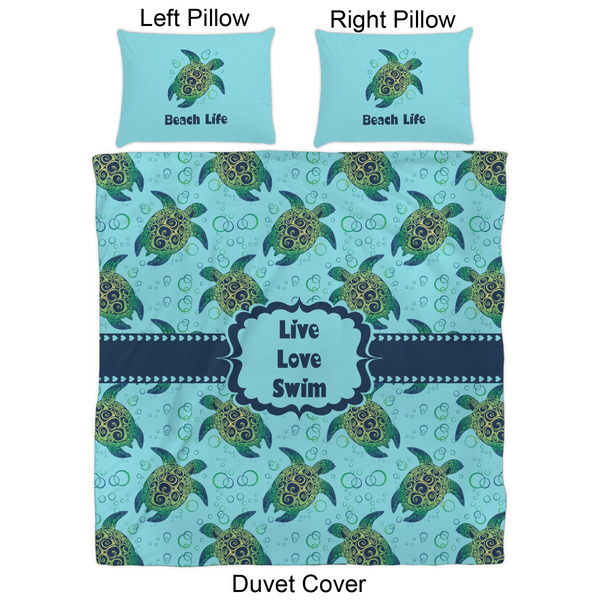 Sea Turtles Duvet Cover Set - Queen - Approval