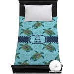 Sea Turtles Duvet Cover - Twin (Personalized)
