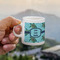 Sea Turtles Espresso Cup - 3oz LIFESTYLE (new hand)