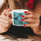 Sea Turtles Espresso Cup - 6oz (Double Shot) LIFESTYLE (Woman hands cropped)