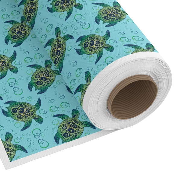 Custom Sea Turtles Fabric by the Yard - Spun Polyester Poplin