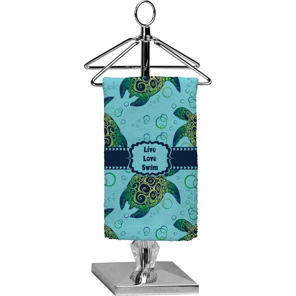 Custom Sea Turtles Finger Tip Towel - Full Print (Personalized)