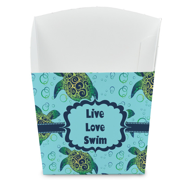 Custom Sea Turtles French Fry Favor Boxes
