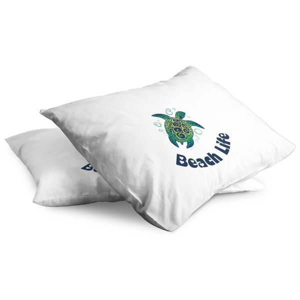 Sea Turtles Full Pillow Case - TWO (partial print)