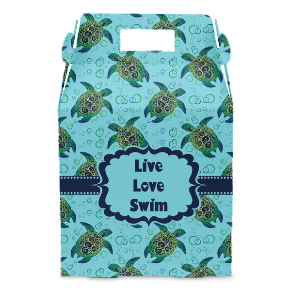 Sea Turtles Gable Favor Box - Front