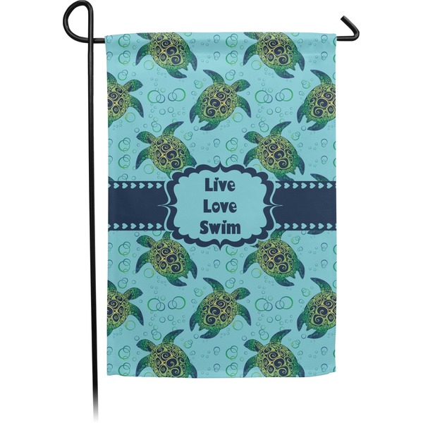 Custom Sea Turtles Small Garden Flag - Double Sided
