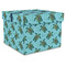 Sea Turtles Gift Boxes with Lid - Canvas Wrapped - X-Large - Front/Main