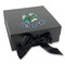 Sea Turtles Gift Boxes with Magnetic Lid - Black - Front (angle)