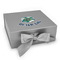 Sea Turtles Gift Boxes with Magnetic Lid - Silver - Front