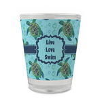 Sea Turtles Glass Shot Glass - 1.5 oz - Set of 4