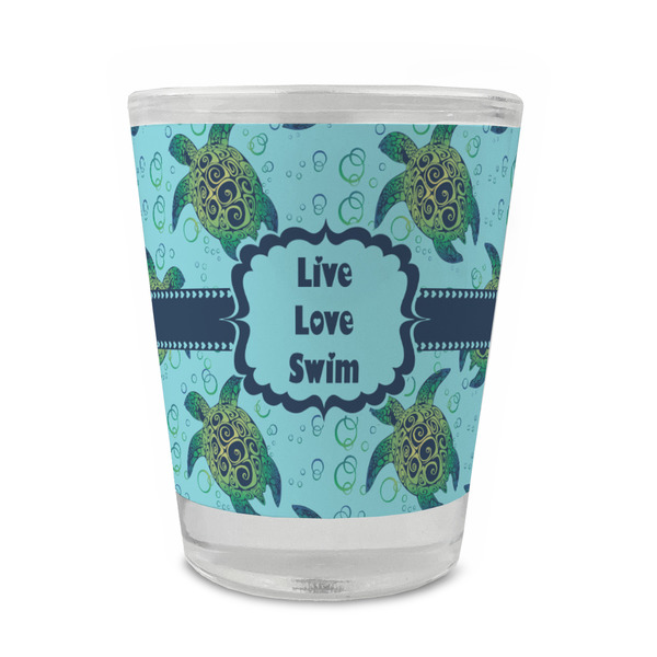 Sea Turtles Glass Shot Glass - Standard - FRONT