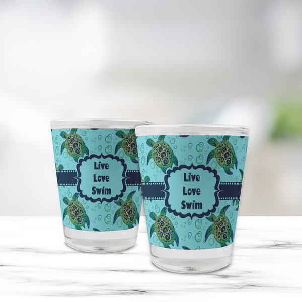Sea Turtles Glass Shot Glass - Standard - LIFESTYLE