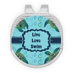 Sea Turtles Golf Ball Marker - Hat Clip - Silver