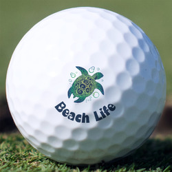 Sea Turtles Golf Balls - Non-Branded - Set of 3